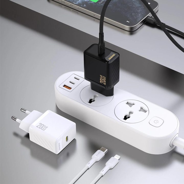 A26 PD 20W GaN USB-C įkroviklis – baltas