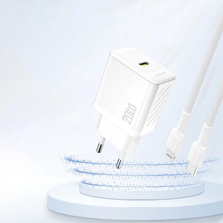 A26 PD 20W GaN USB-C įkroviklis – baltas