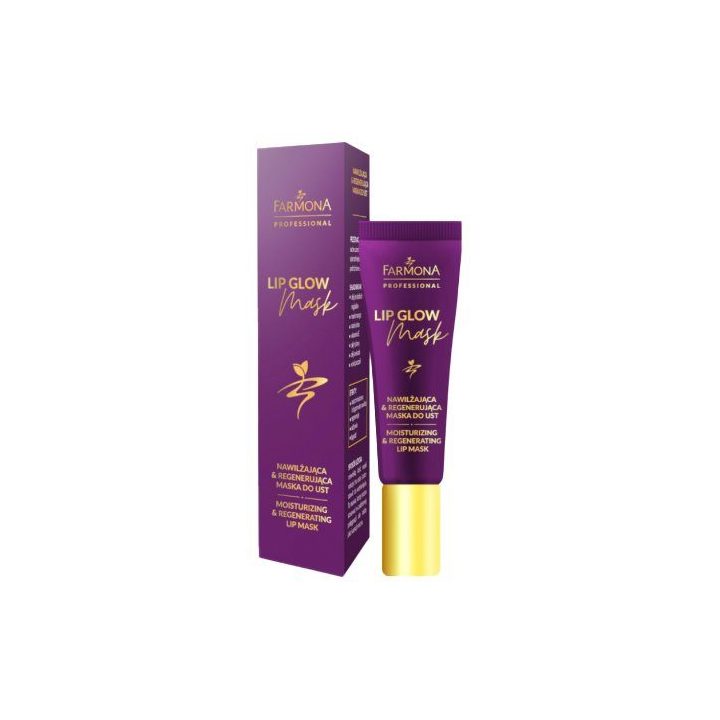Farmona lūpų kaukė Lip Glow“ – drėkinanti ir atkuriamoji, 12 ml