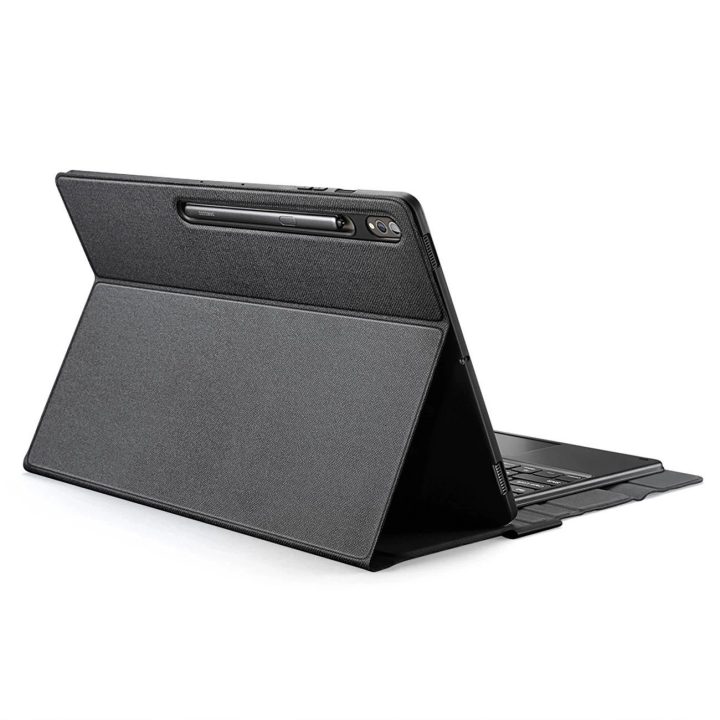 Bluetooth klaviatūros dėklas Samsung Tab S9 Ultra, juodas