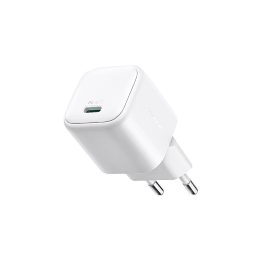 30W GaN USB-C sieninis įkroviklis (baltas)