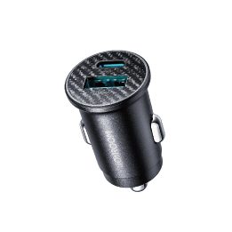 mini 15W automobilinis įkroviklis (juodas)