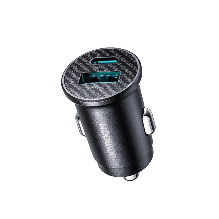 mini 15W automobilinis įkroviklis (juodas)