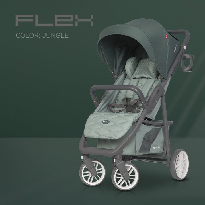 Vaikiškas vežimėlis Euro-Cart Flex Jungle