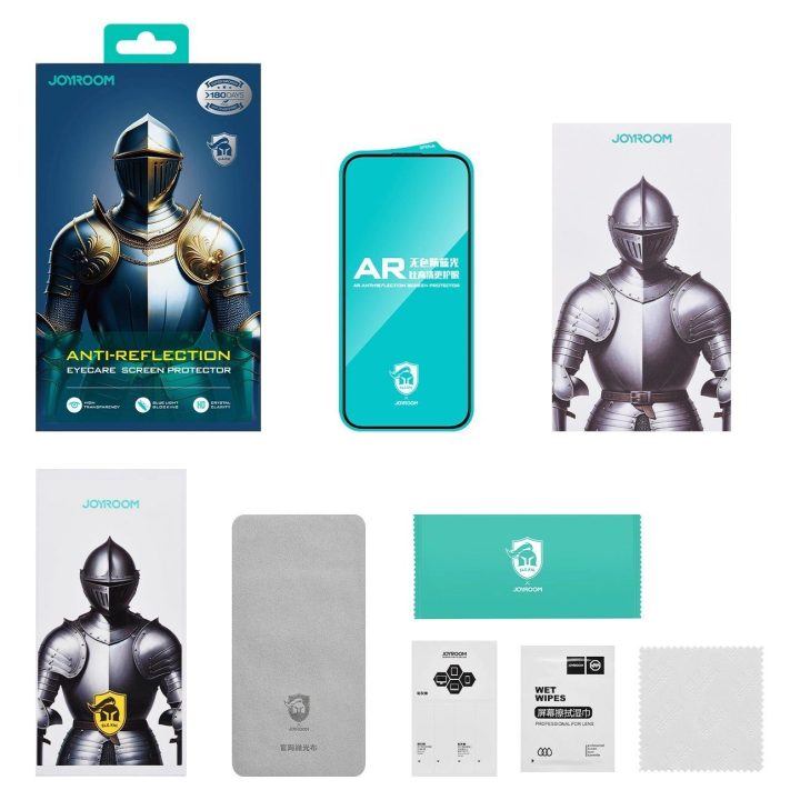 Grūdintas stiklas “ su antirefleksine danga, skirtas iPhone 15 Plus / 16 Plus