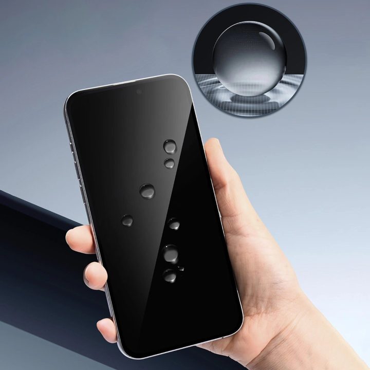 Grūdintas stiklas “ su antirefleksine danga, skirtas iPhone 15 Plus / 16 Plus