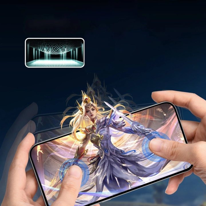 Grūdintas stiklas “ su antirefleksine danga, skirtas iPhone 15 Plus / 16 Plus