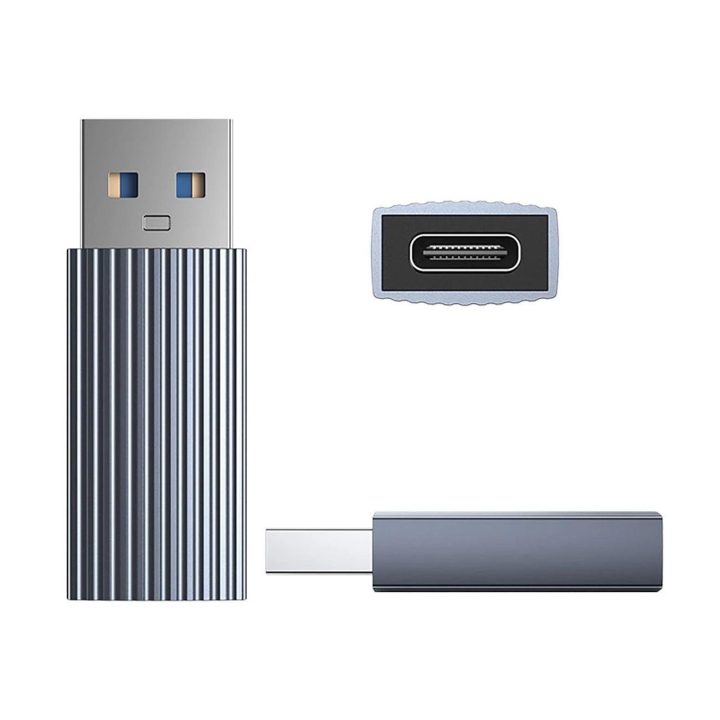 USB-C į USB-A 3.1 adapteris pilkas