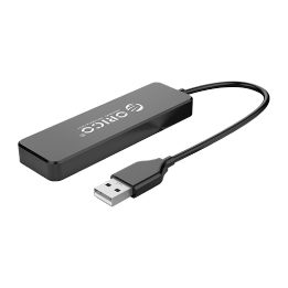 USB šakotuvas Orico FL01 4x USB-A 2.0 juodas