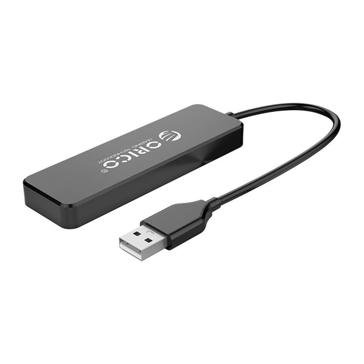 USB šakotuvas Orico FL01 4x USB-A 2.0 juodas
