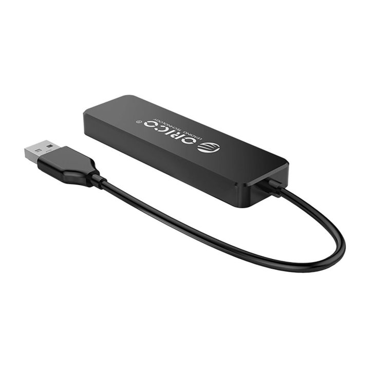 USB šakotuvas Orico FL01 4x USB-A 2.0 juodas