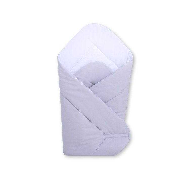 Babynest with stiffening- Hanging Hearts grey