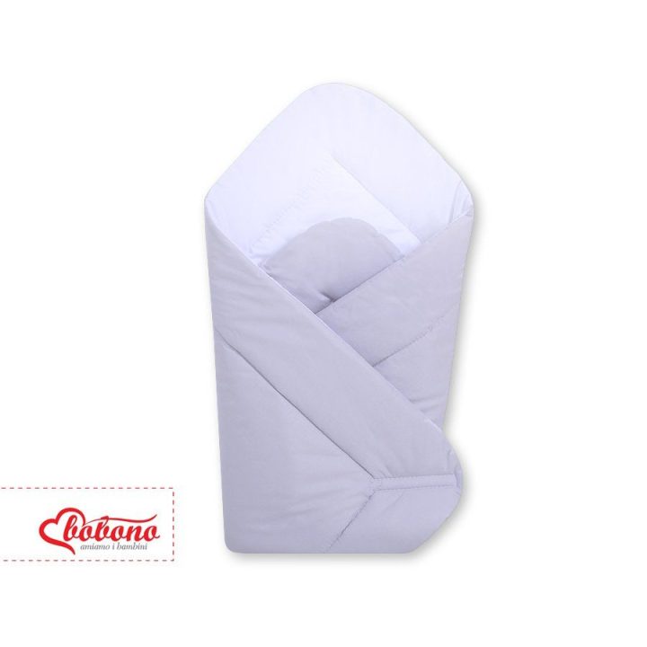 Babynest with stiffening- Hanging Hearts grey