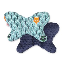 Dvipusė amortizuojanti pagalvėlė BUTTERFLY – mėtų žalia/tamsiai mėlyna