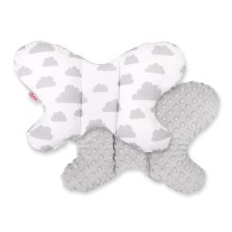 Dviejų pusių amortizuojanti pagalvėlė Butterfly“ – pilka