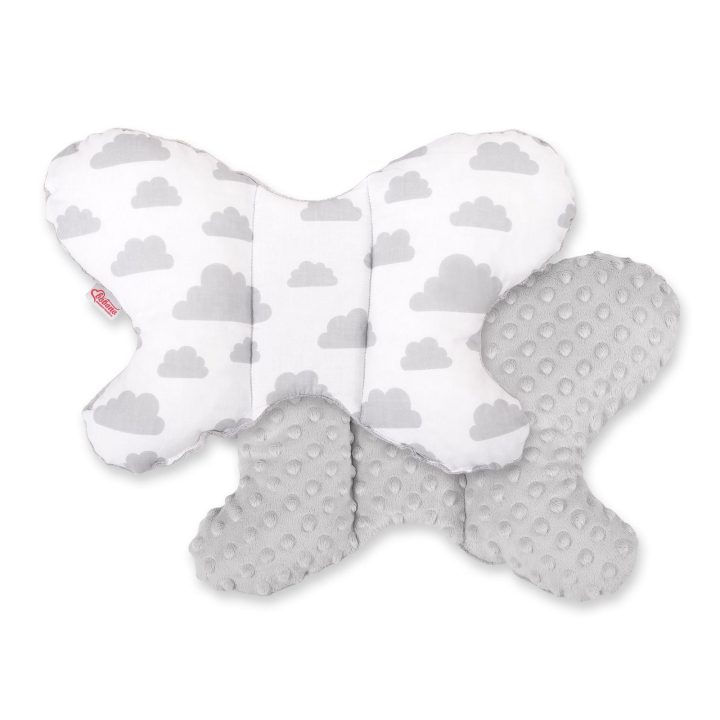 Dviejų pusių amortizuojanti pagalvėlė Butterfly“ – pilka