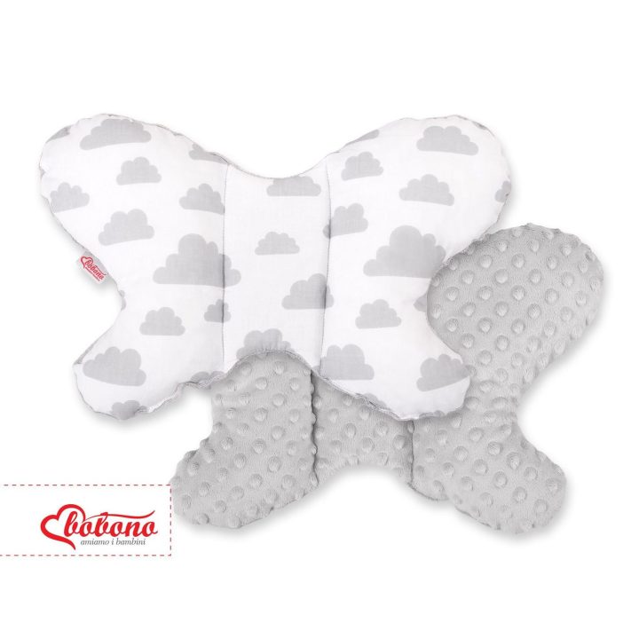 Dviejų pusių amortizuojanti pagalvėlė Butterfly“ – pilka