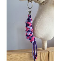 Hobby horsing pavadėlis, tamsiai rožinė/violetinė