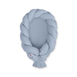 Pintas kūdikio lizdelis 2 in 1 – pastelinis mėlynas