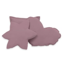 Pagalvių komplektas – pastelinis violetinis (3 vnt.)