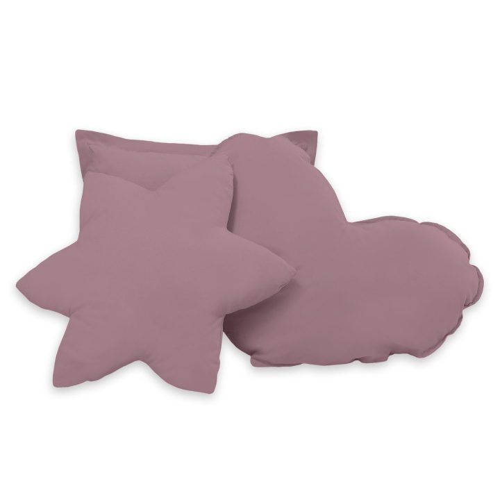 Pagalvių komplektas – pastelinis violetinis (3 vnt.)