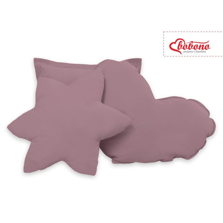 Pagalvių komplektas – pastelinis violetinis (3 vnt.)
