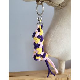 Pavadėlis hobi arkliukui, rožinis/violetinis/geltonas