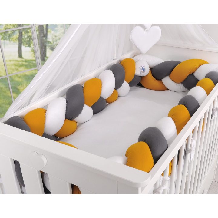 Mazginis bamperis XXL – balta/medaus geltona/antracitas