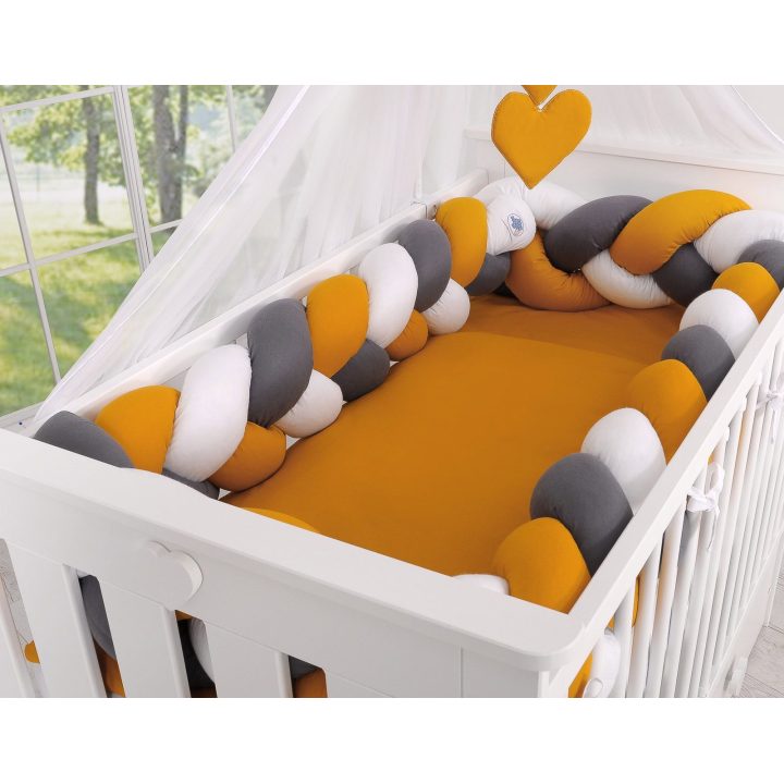 Mazginis bamperis XXL – balta/medaus geltona/antracitas