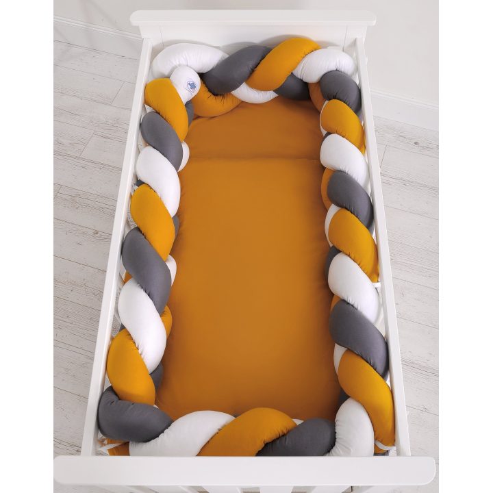 Mazginis bamperis XXL – balta/medaus geltona/antracitas