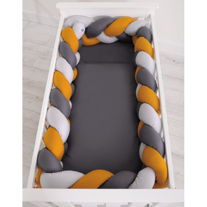 Pintas XXL bamperis – pilkas, medaus geltonumo, antracito