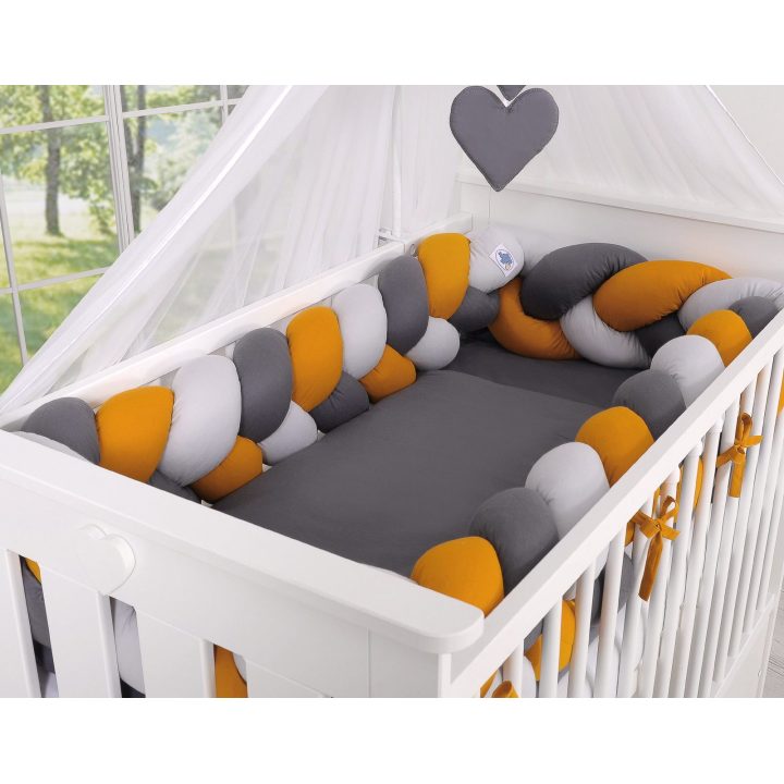 Pintas XXL bamperis – pilkas, medaus geltonumo, antracito
