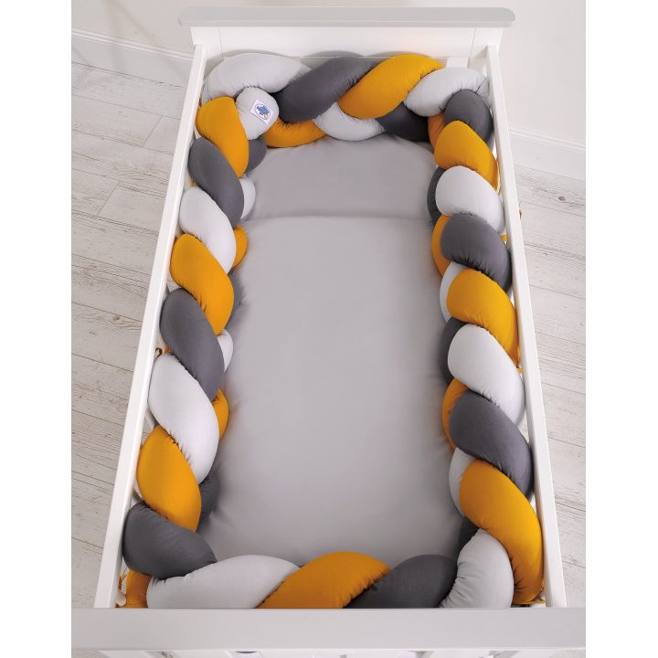 Pintas XXL bamperis – pilkas, medaus geltonumo, antracito
