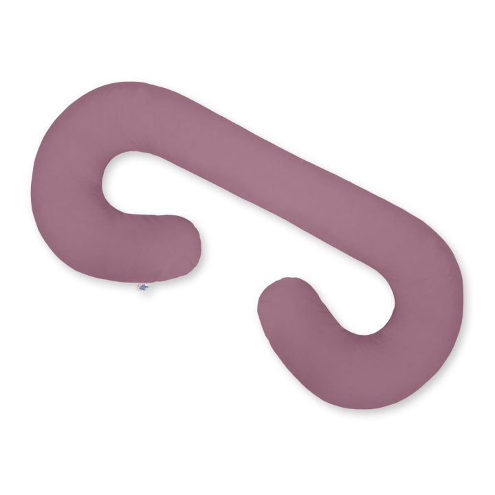 Nėščiųjų pagalvė C formos – pastelinis violetinis