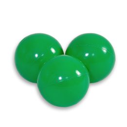 Sauso baseino plastikiniai kamuoliukai, 50 vnt., žali