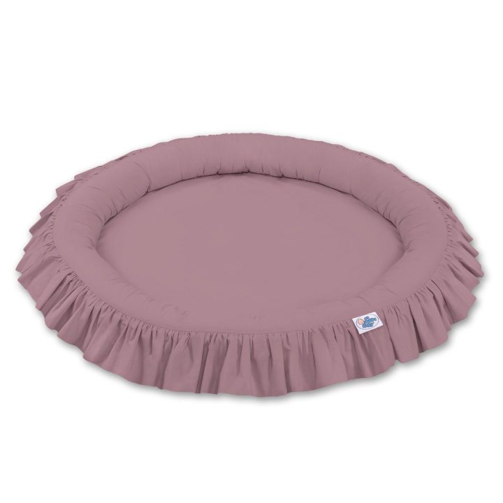 Lizdelis su raukiniais – pastelinis violetinis