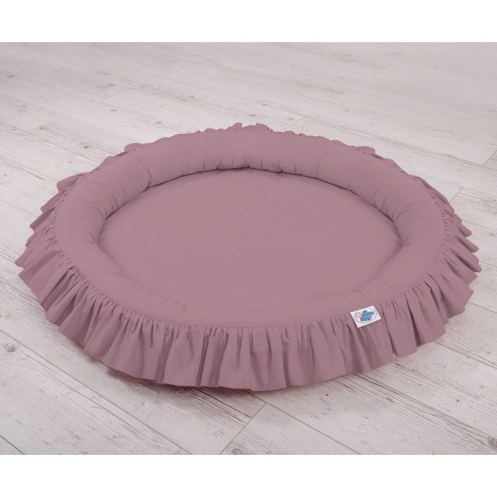Lizdelis su raukiniais – pastelinis violetinis