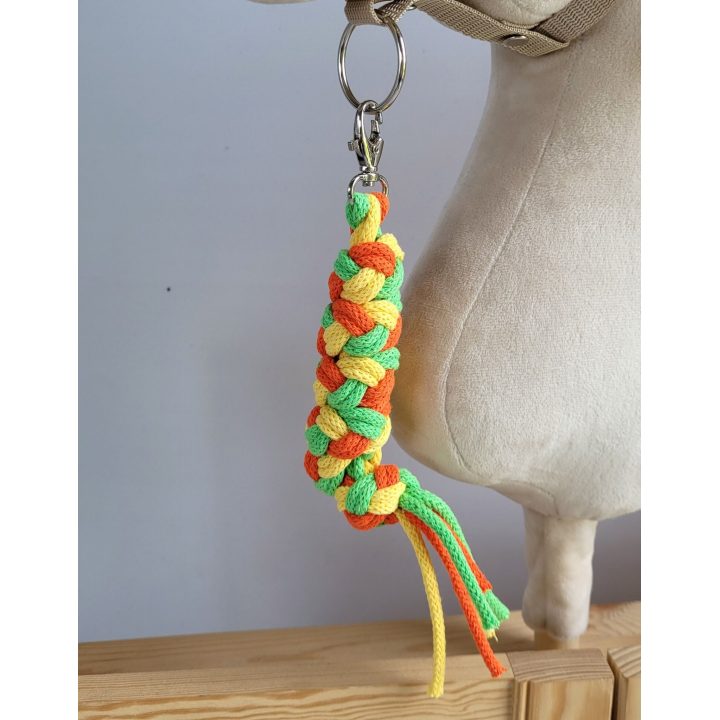Hobbyhorse pavadėlis dvigubas – geltonas/šviesiai žalias/oranžinis