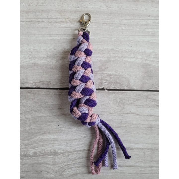 Pavadėlis hobi arkliukui, dvigubas, violetinis