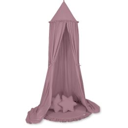 Vaikiška kabanti palapinė, žaidimų kilimėlis ir pagalvėlės – pastelinis violetinis