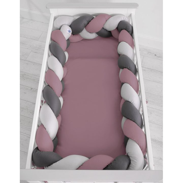 Mazginis bamperis XXL – pastelinis violetinis/pilkas/antracitas