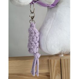 Pavadėlis hobi arkliukui, dviguba virvė, violetinis