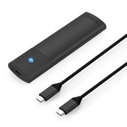 Išorinis SSD diskas M.2 NVMe USB-C 10 Gb/s juodas