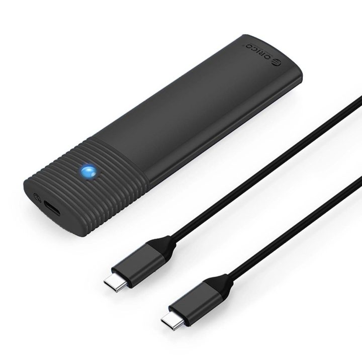 Išorinis SSD diskas M.2 NVMe USB-C 10 Gb/s juodas