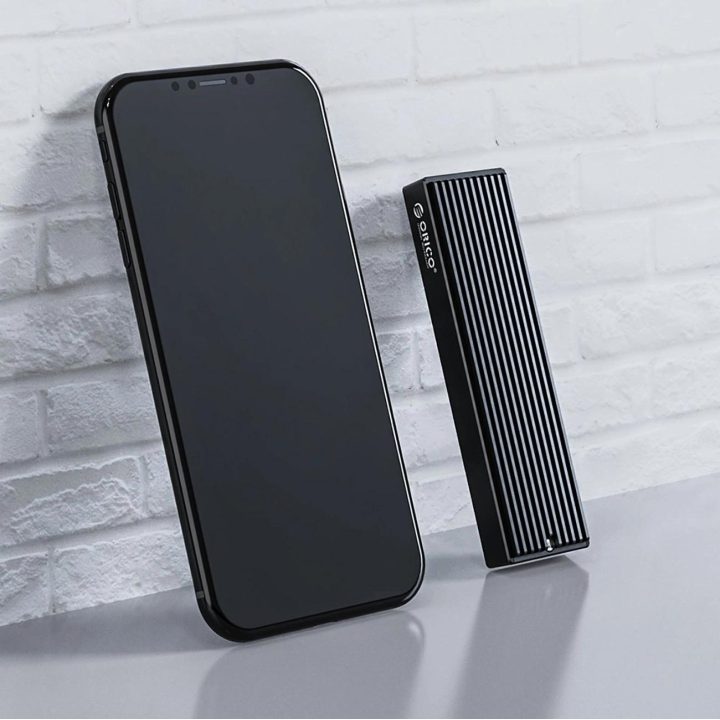 Išorinis SSD diskas M.2 NVMe USB-C 10Gb/s juodas