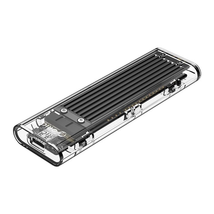 Išorinis SSD dėklas M.2 NVMe į USB-C 10Gb/s – juodas
