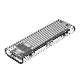 Išorinis SSD diskų dėklas USB-C 10 Gb/s pilkas
