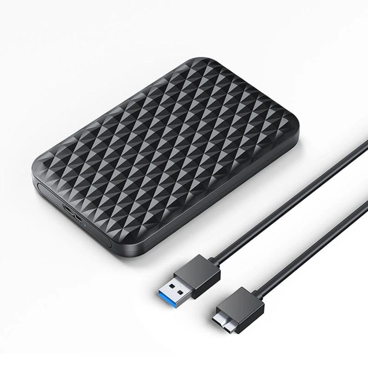 Išorinis kietasis diskas HDD/SSD 2.5 USB 5Gb/s juodas