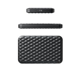 Išorinis 2.5 HDD/SSD dėklas USB-C 5Gb/s juodas