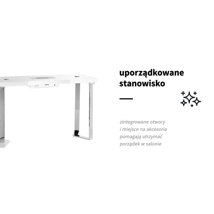 Kosmetinis stalas su dulkių surinkėju MOMO 05-SL